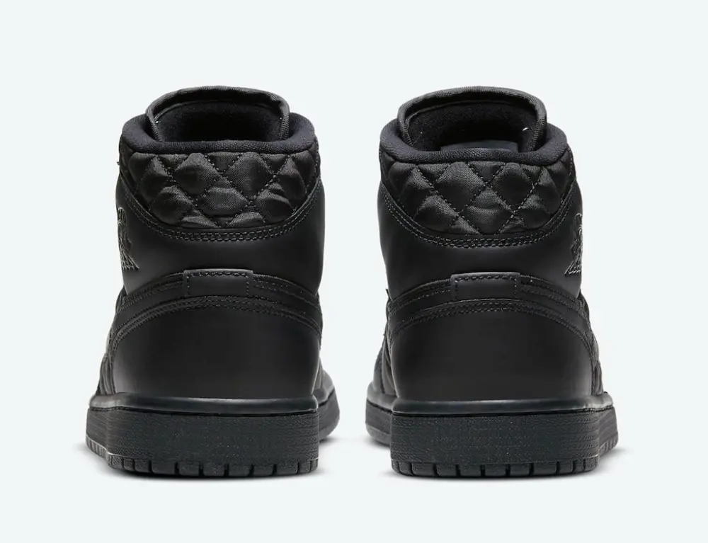 Giày Nike Wmns Air Jordan 1 Mid SE 'Black Quilted' DB6078-001 - Ảnh 3