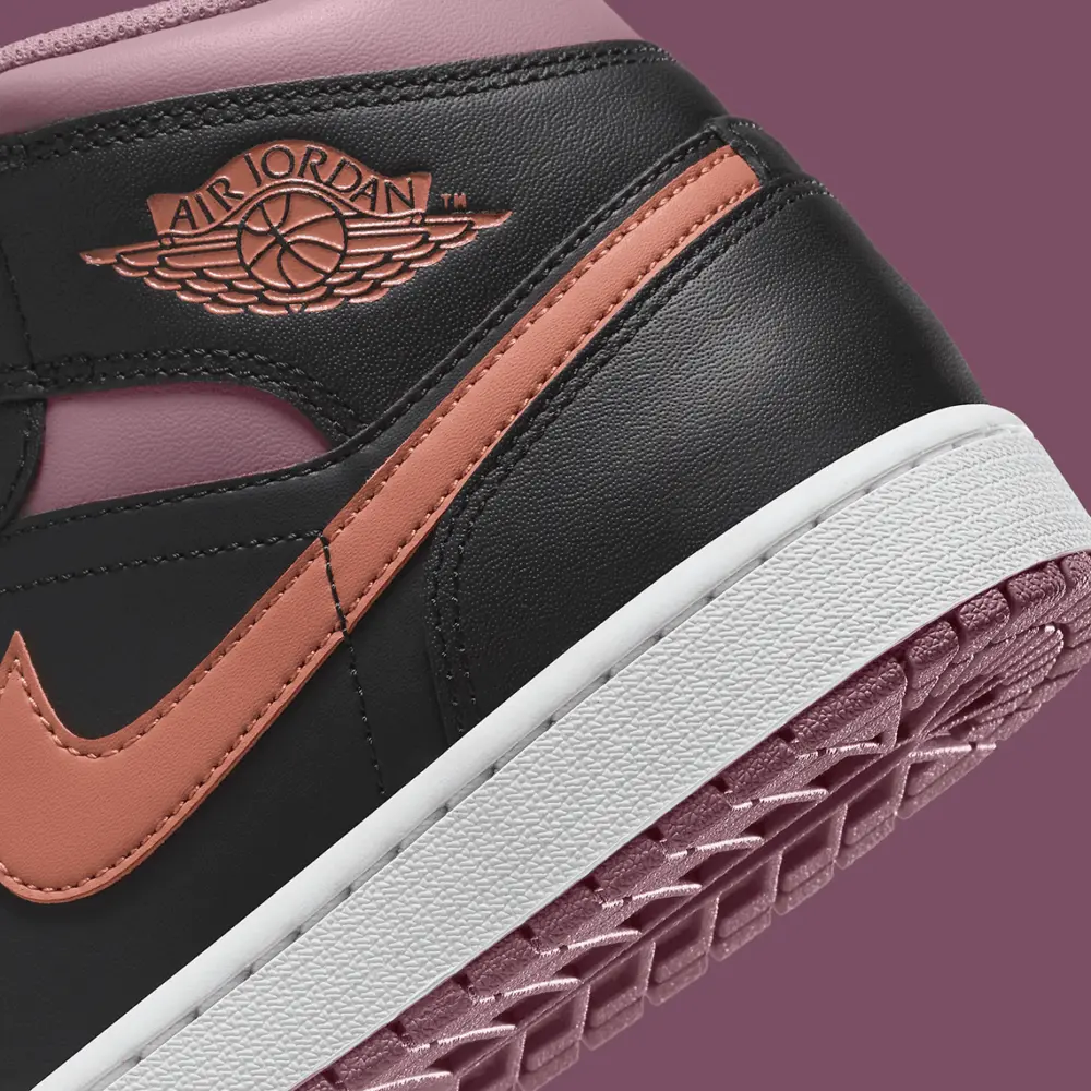 Giày Nike Air Jordan 1 Mid SE ‘Black Sky J Mauve’ FB9911-008 - Ảnh 6
