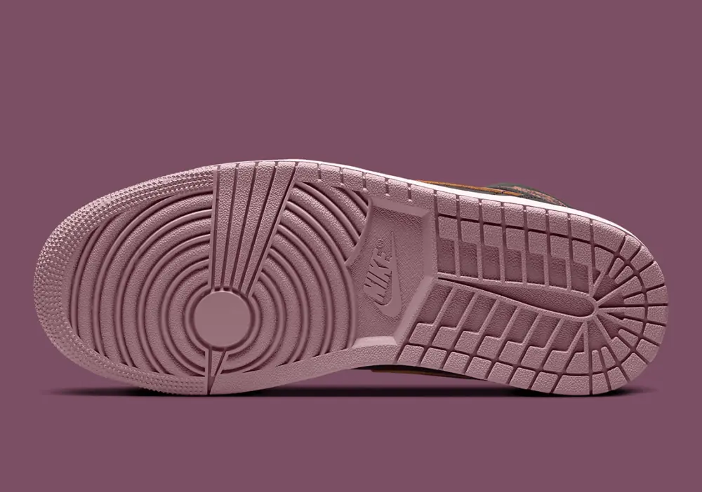 Giày Nike Air Jordan 1 Mid SE ‘Black Sky J Mauve’ FB9911-008 - Ảnh 5