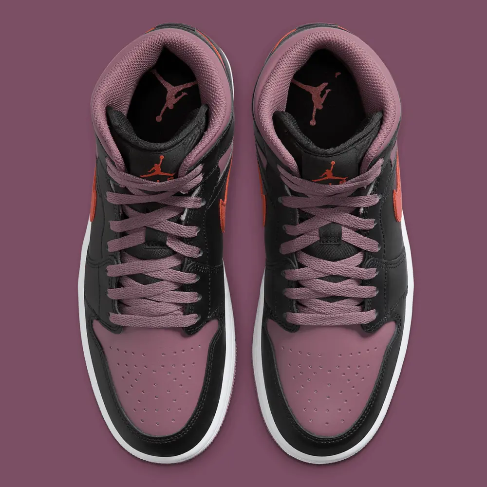 Giày Nike Air Jordan 1 Mid SE ‘Black Sky J Mauve’ FB9911-008 - Ảnh 3