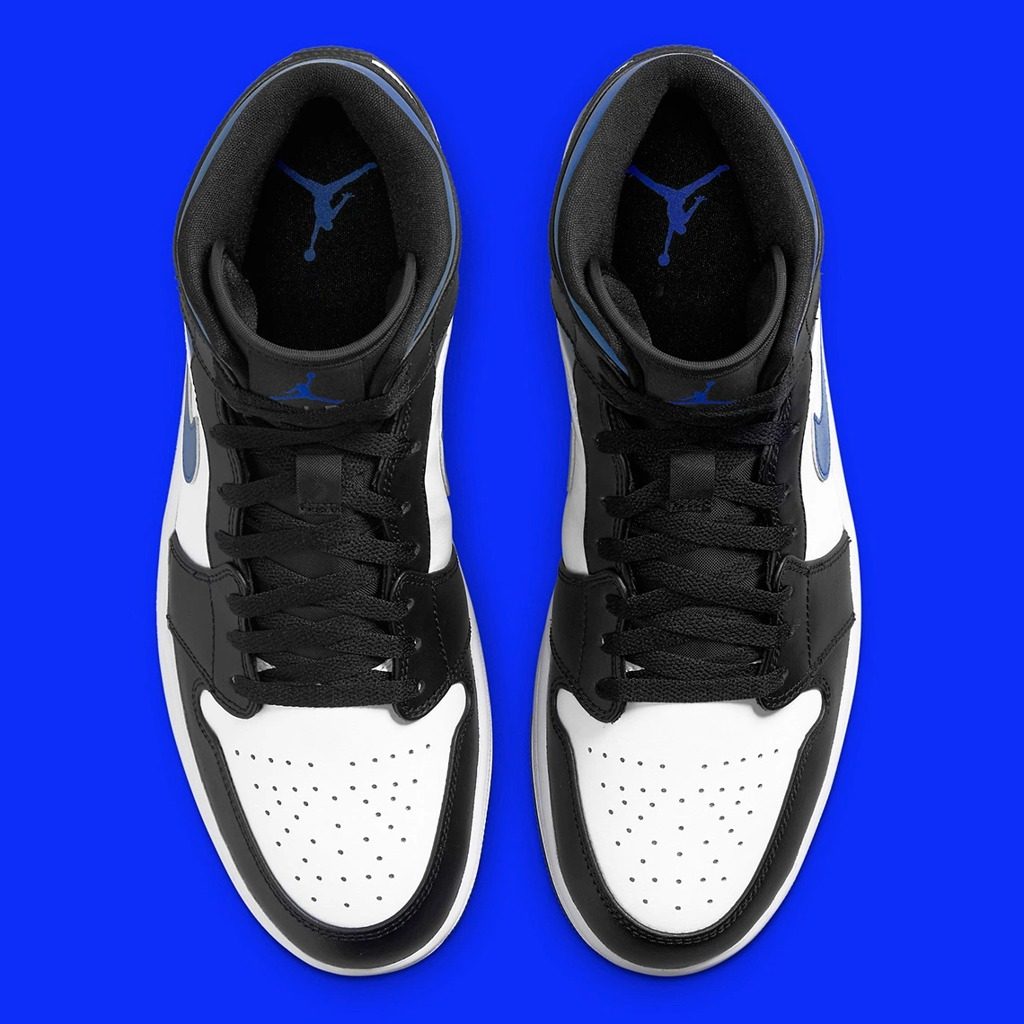 Giày Nike Air Jordan 1 Mid GS 'Game Royal' 554725-140 - Ảnh 5