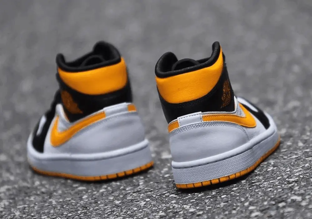 Giày Nike Air Jordan 1 Mid Laser 'Orange x Black' CV5276-107 - Ảnh 3
