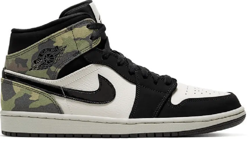 Giày Nike Air Jordan 1 Mid Camo (2020) CW5550-001