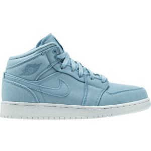 Giày Nike Air Jordan 1 Mid 'Canvas Ice Blue' 554725-425