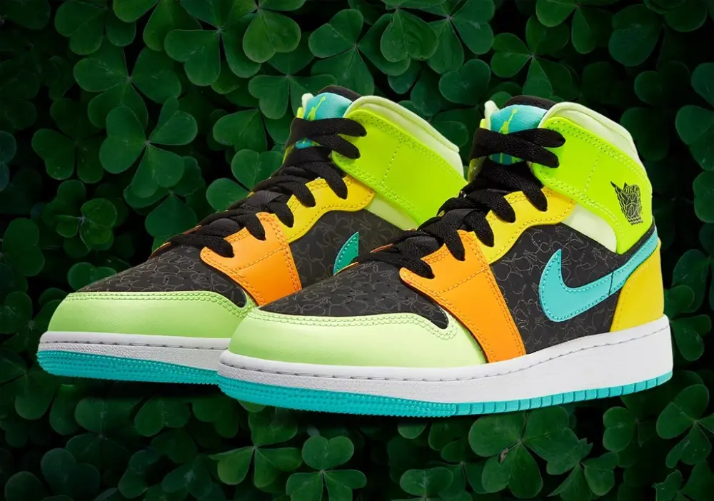 Giày Nike Air Jordan 1 Mid SE Aurora Green BQ6931-037 - Ảnh 4