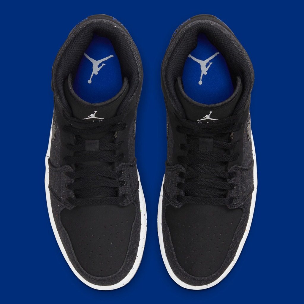 Giày Nike Air Jordan 1 Mid SE GS 'Crater' DM4334-001 - Ảnh 4