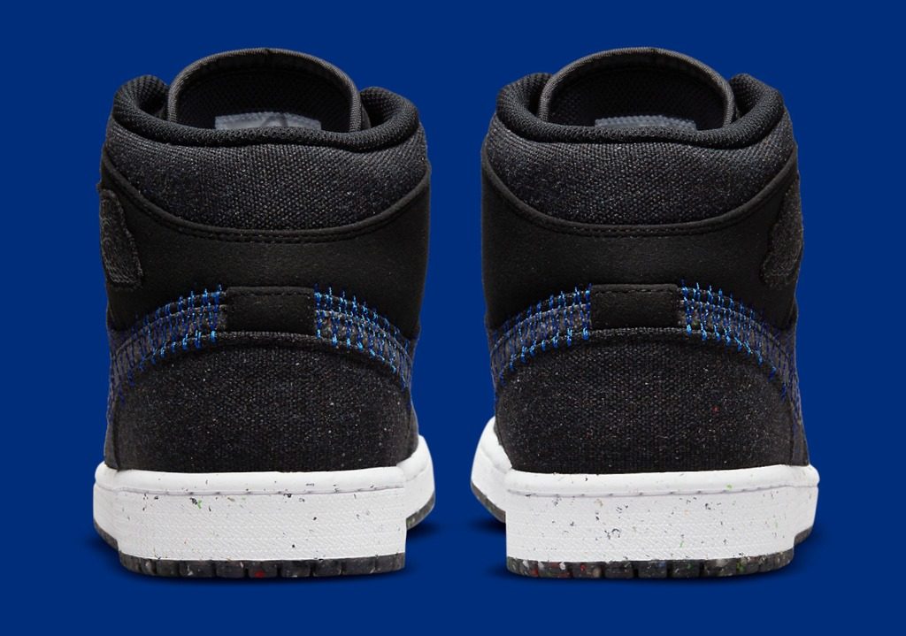 Giày Nike Air Jordan 1 Mid SE GS 'Crater' DM4334-001 - Ảnh 6