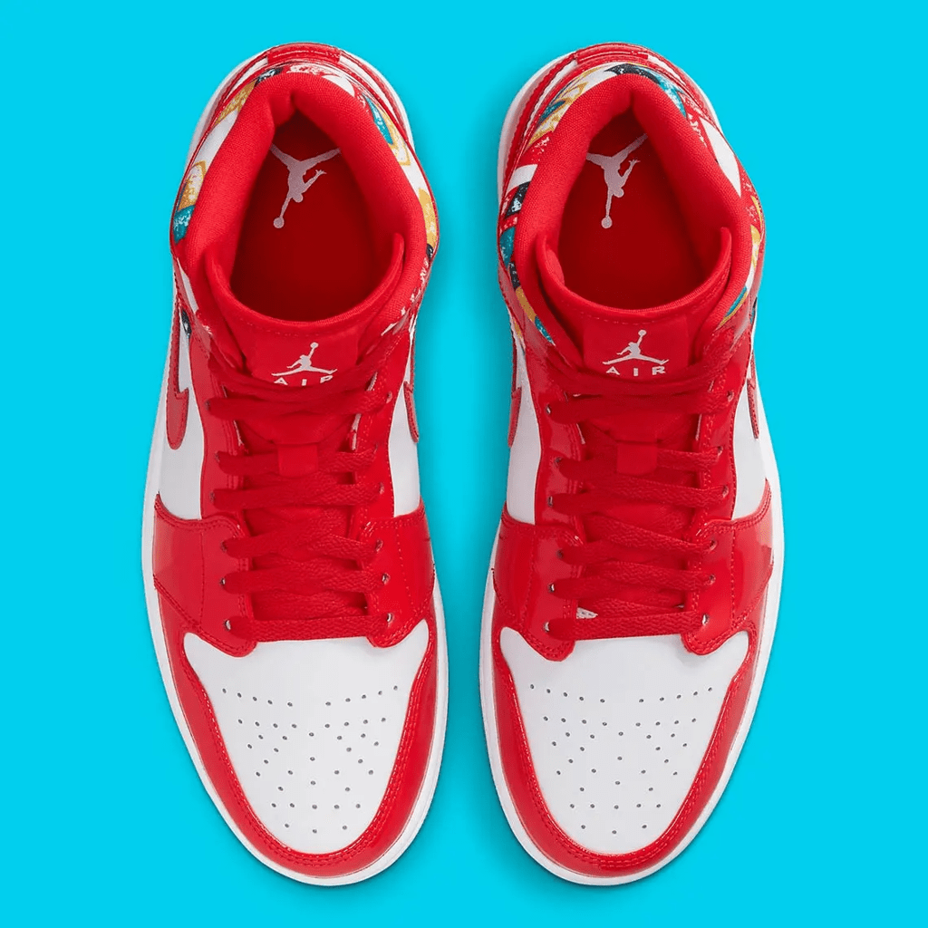 Giày Nike Air Jordan 1 Mid SE GS 'Barcelona Sweater' DC7248-600 - Ảnh 3