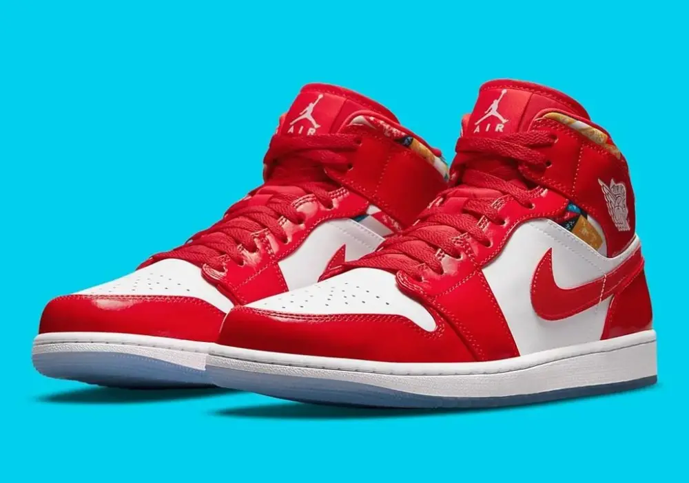 Giày Nike Air Jordan 1 Mid SE GS 'Barcelona Sweater' DC7248-600 - Ảnh 6