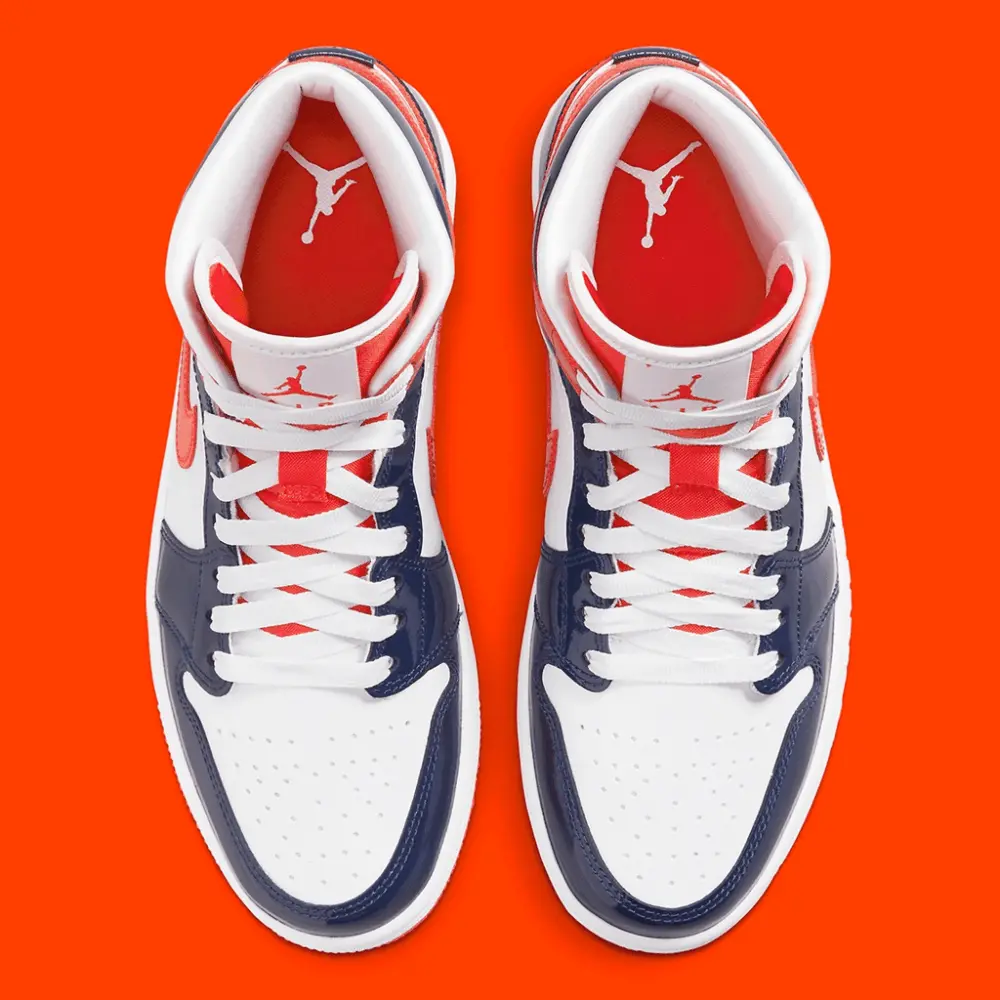 Alternative view of Giày Nike Wmns Air Jordan 1 Mid 'Champ Colors' DJ5984-400