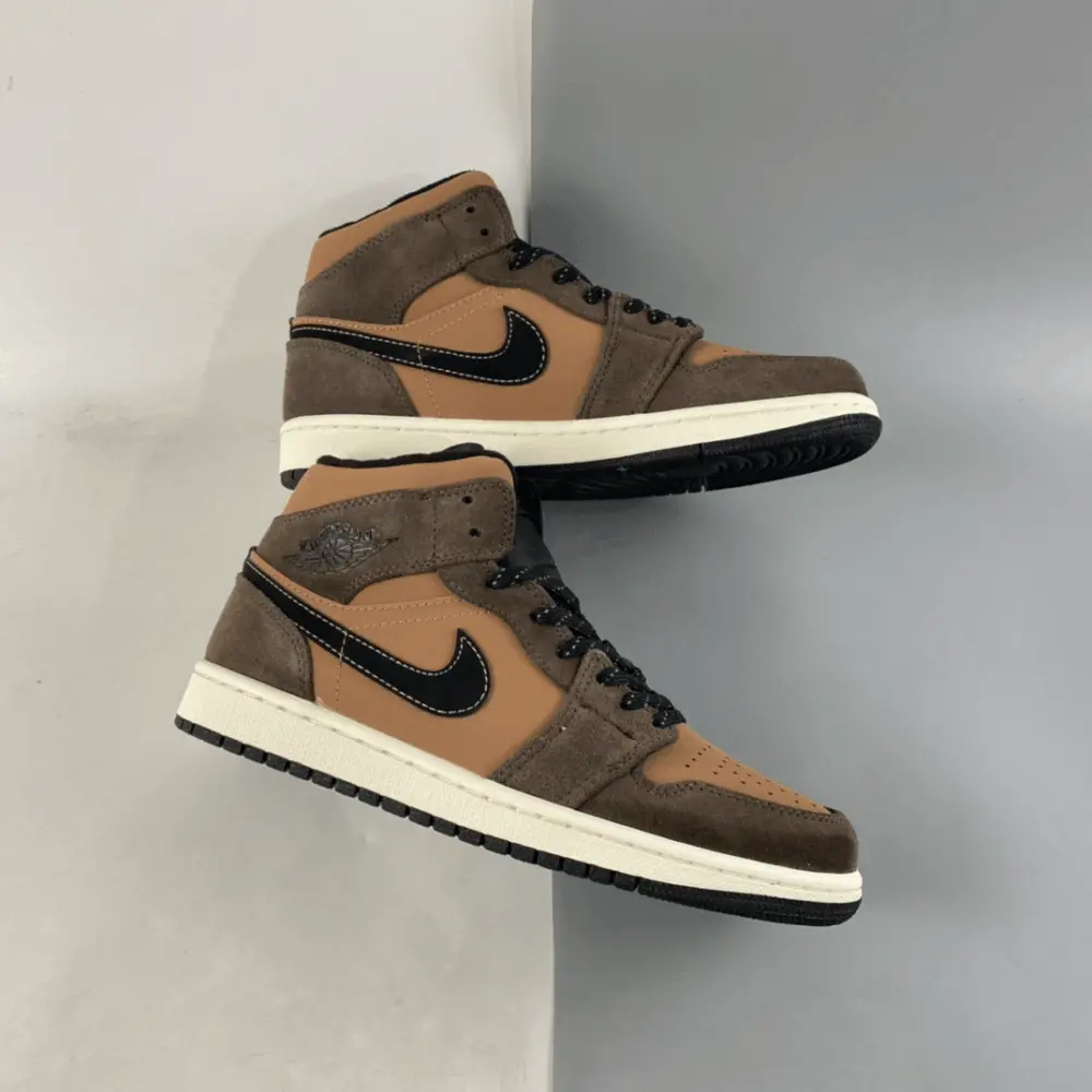 Giày Nike Air Jordan 1 Mid SE 'Earth Tone' DC7294-200 - Ảnh 6