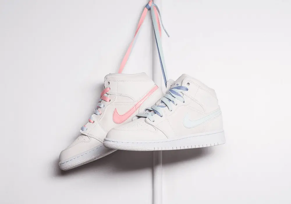 Giày Nike Air Jordan 1 Mid GG 'Phantom' 555112-035 - Ảnh 6