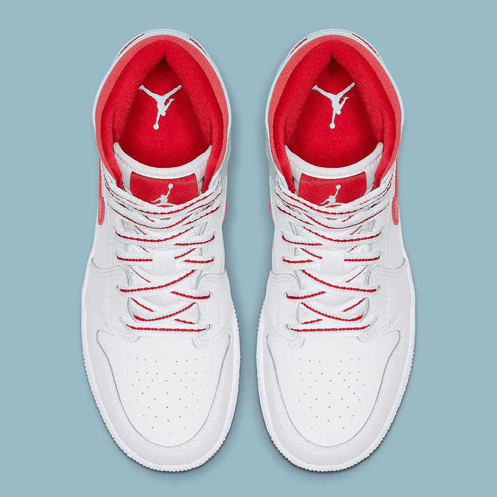 Giày Nike Air Jordan 1 Mid GS 'Topaz Mist' 555112-104 - Ảnh 3