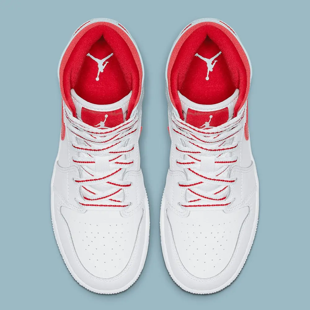 Giày Nike Air Jordan 1 Mid GS 'Topaz Mist' 555112-104 - Ảnh 3