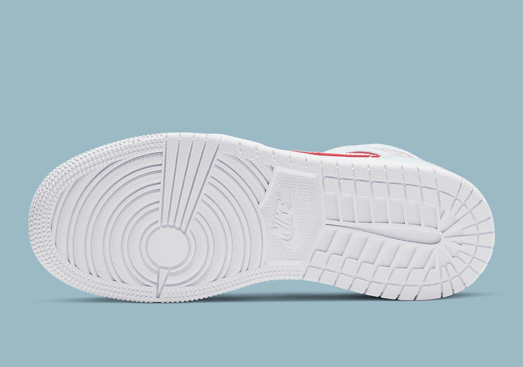 Giày Nike Air Jordan 1 Mid GS 'Topaz Mist' 555112-104 - Ảnh 4