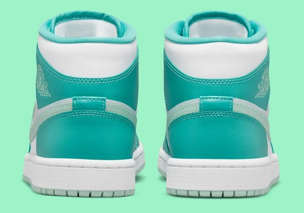 Giày Nike Jordan 1 Mid 'Washed Teal Mint Foam' DV2229-300 - Ảnh 3