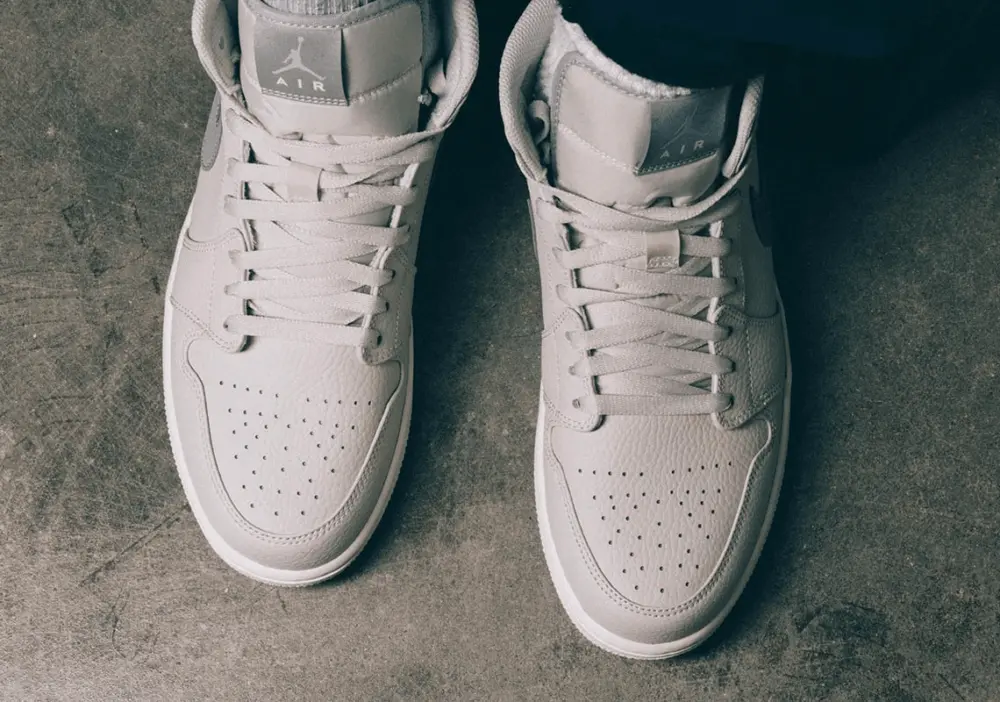 Giày Nike Air Jordan 1 Mid Retro SE 'Grey Fog' 852542-003 - Ảnh 6