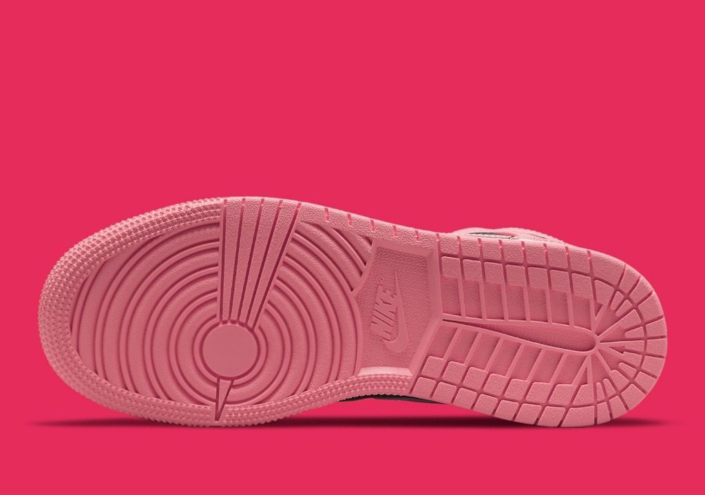 Giày Nike Air Jordan 1 Mid GS 'Coral Chalk' 554725-662 - Ảnh 6