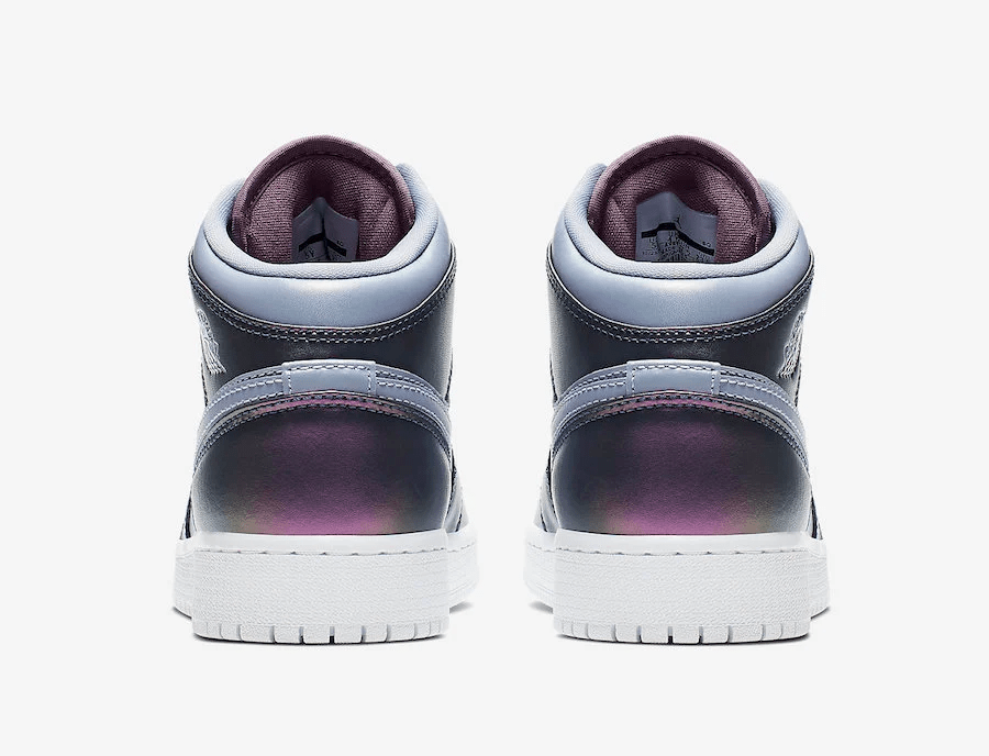 Giày Nike Air Jordan 1 Mid GS 'Metallic Purple' AV5174-400 - Ảnh 5