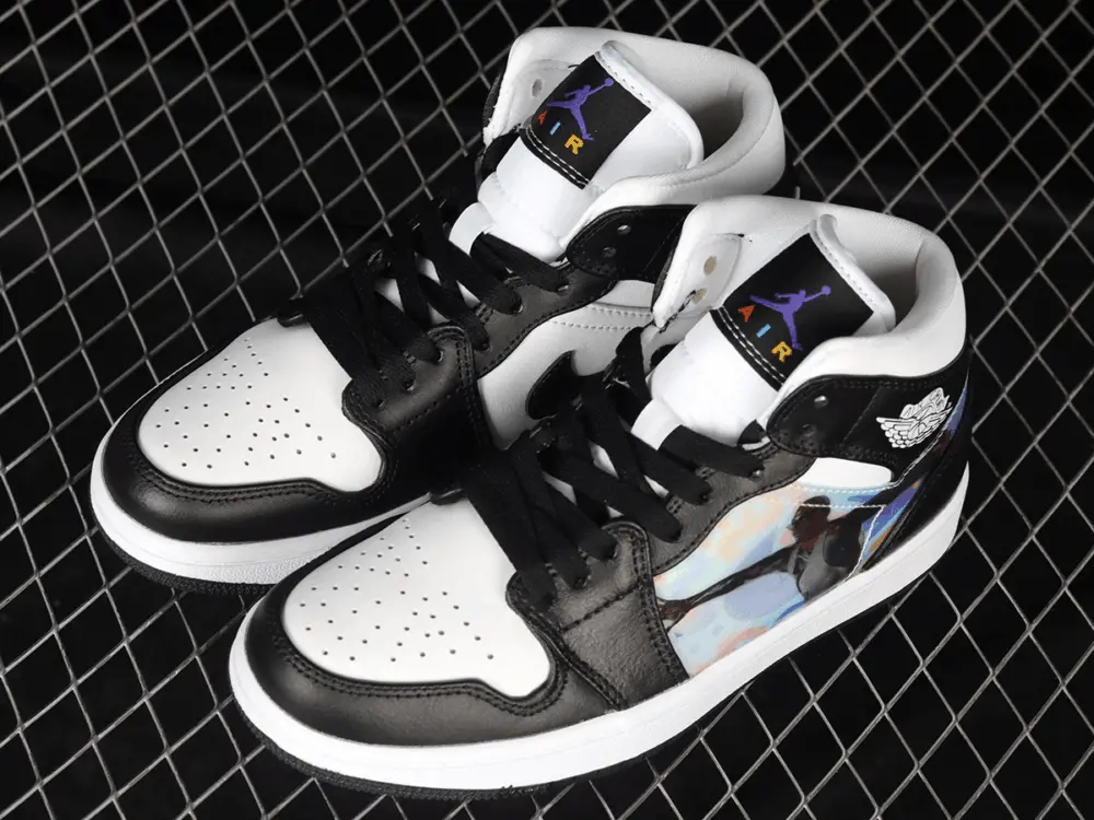 Giày Nike Air Jordan 1 Mid Wmns 'Hologram' DR9495-001 - Ảnh 3
