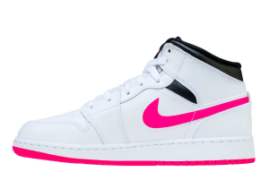 Alternative view of Giày Nike Air Jordan 1 Retro Mid GS 'Hyper Pink' 555112-106