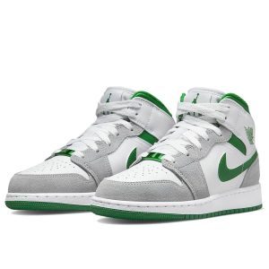 Alternative view of Giày Nike Air Jordan 1 Mid Light Smoke Grey Pine Green DC7248-103