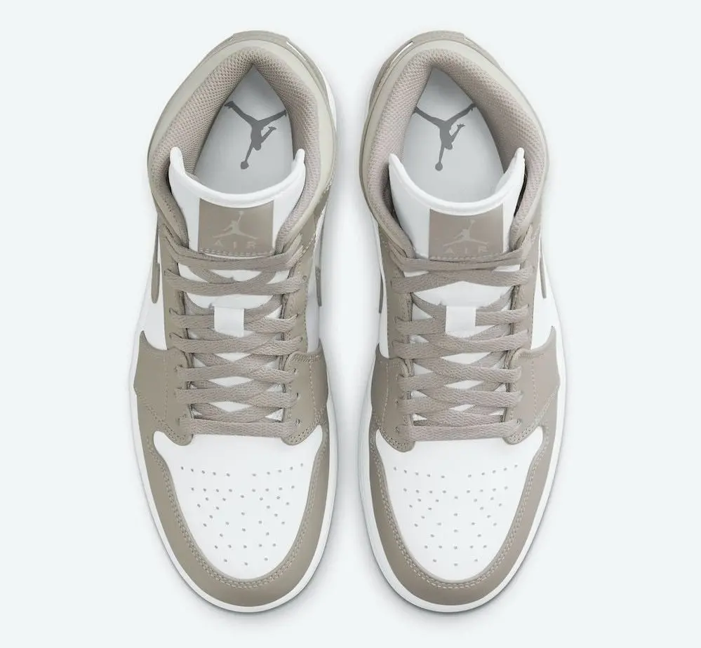 Giày Nike Air Jordan 1 Mid 'Linen' 554724-082 - Ảnh 7