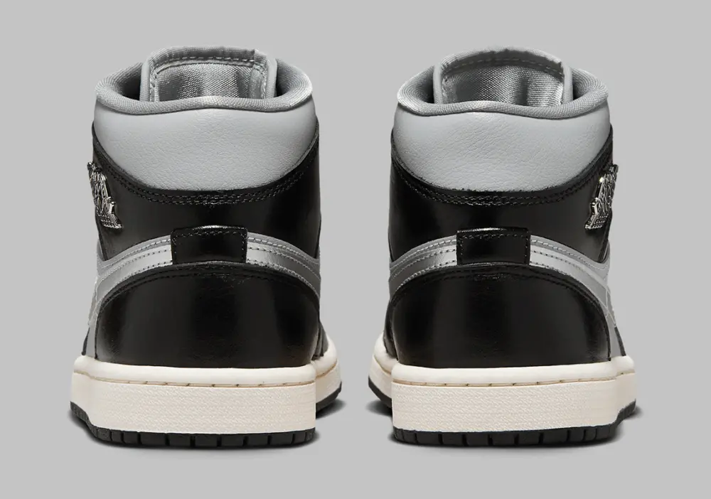 Giày Nike Air Jordan 1 Mid SE 'Black Chrome' FB9892-002 - Ảnh 4