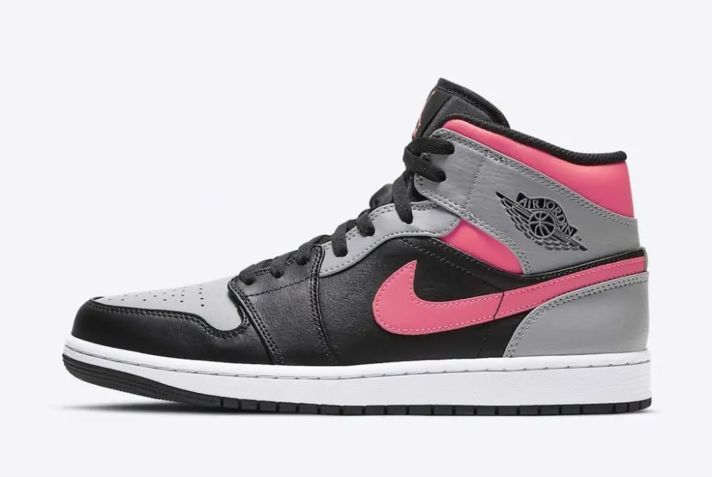 Giày Nike Air Jordan 1 Mid 'Pink Shadow' 554724-059 - Ảnh 3