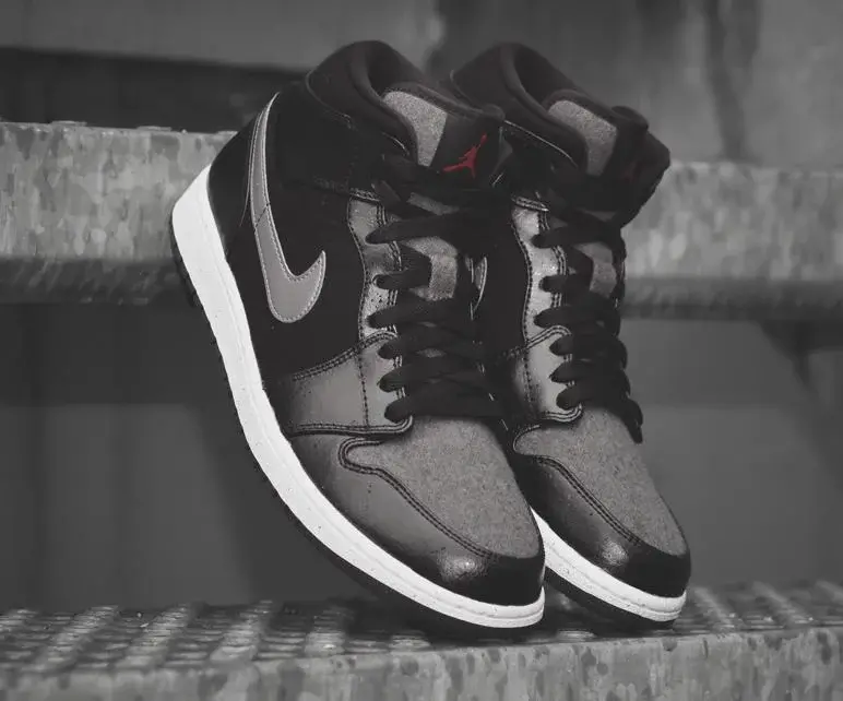 Giày Nike Air Jordan 1 Retro Mid SE 'Winterized' 852542-001 - Ảnh 3