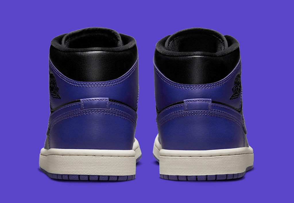 Giày Nike Air Jordan 1 Mid 'Purple Black' BQ6472-051 - Ảnh 4