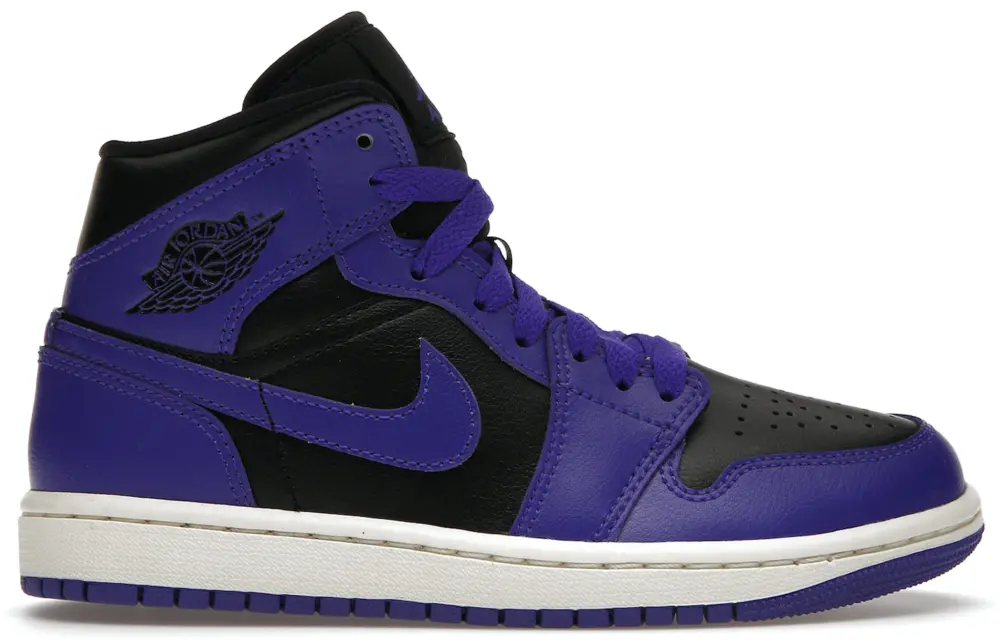 Giày Nike Air Jordan 1 Mid 'Purple Black' BQ6472-051