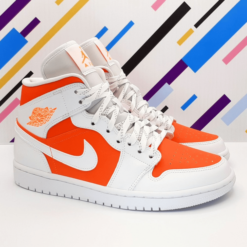 Giày Nike Wmns Air Jordan 1 Mid SE 'Bright Citrus' CZ0774-800 - Ảnh 3