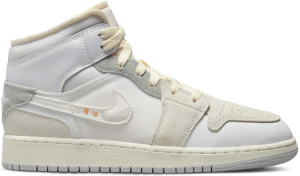 Giày Nike Air Jordan 1 Mid SE Craft Inside Out 'White Grey' DQ3726-100