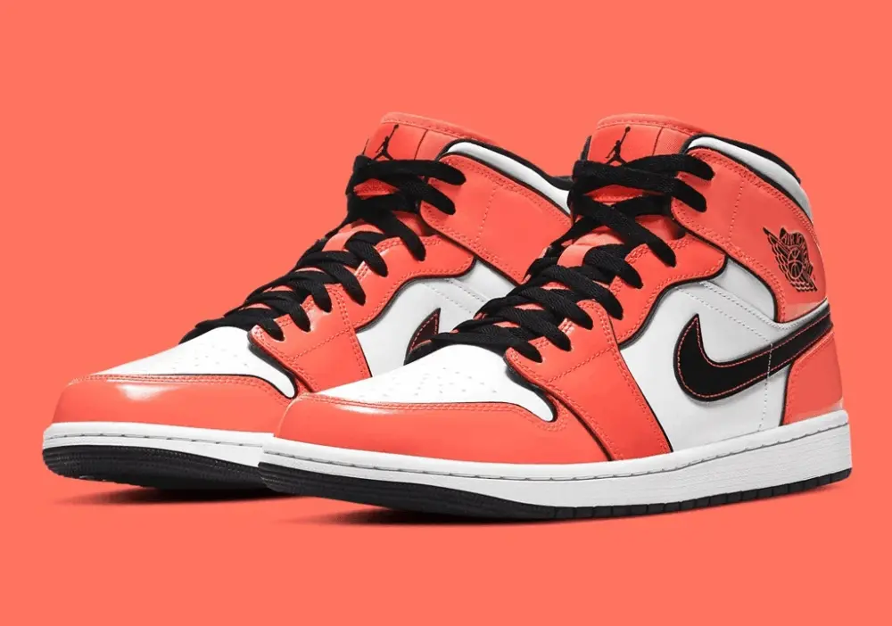 Giày Nike Air Jordan 1 Mid SE 'Turf Orange' DD6834-802 - Ảnh 4