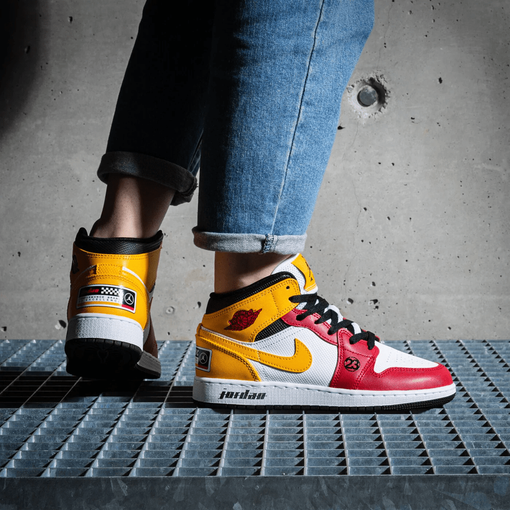 Giày Nike Air Jordan 1 Mid SE 'Motorsports' DJ0336-067 - Ảnh 4