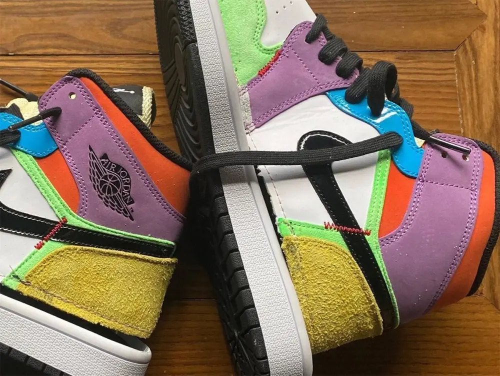 Giày Nike Air Jordan 1 Mid SE 'Lightbulb' CW1140-100 - Ảnh 4