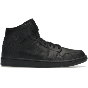 Giày Nike Air Jordan 1 Mid 'Triple Black' 554724-091