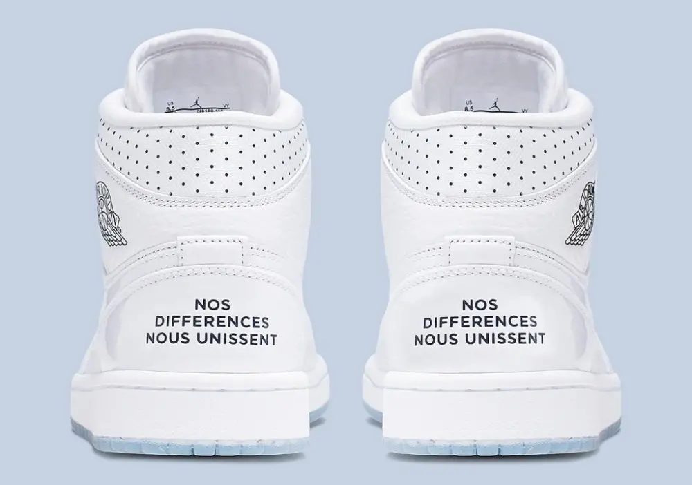 Giày Nike Wmns Air Jordan 1 Mid 'Unité Totale' CI9100-100 - Ảnh 3
