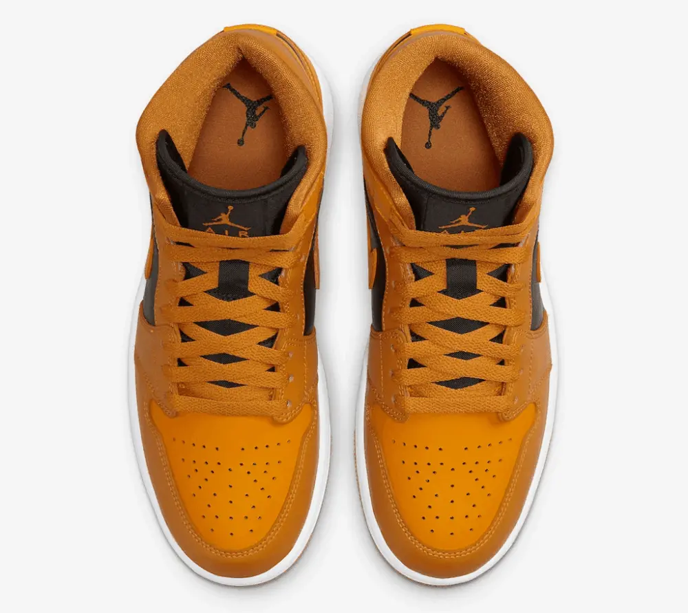 Giày Nike Air Jordan 1 Mid 'Chutney Taxi' BQ6472-700 - Ảnh 4