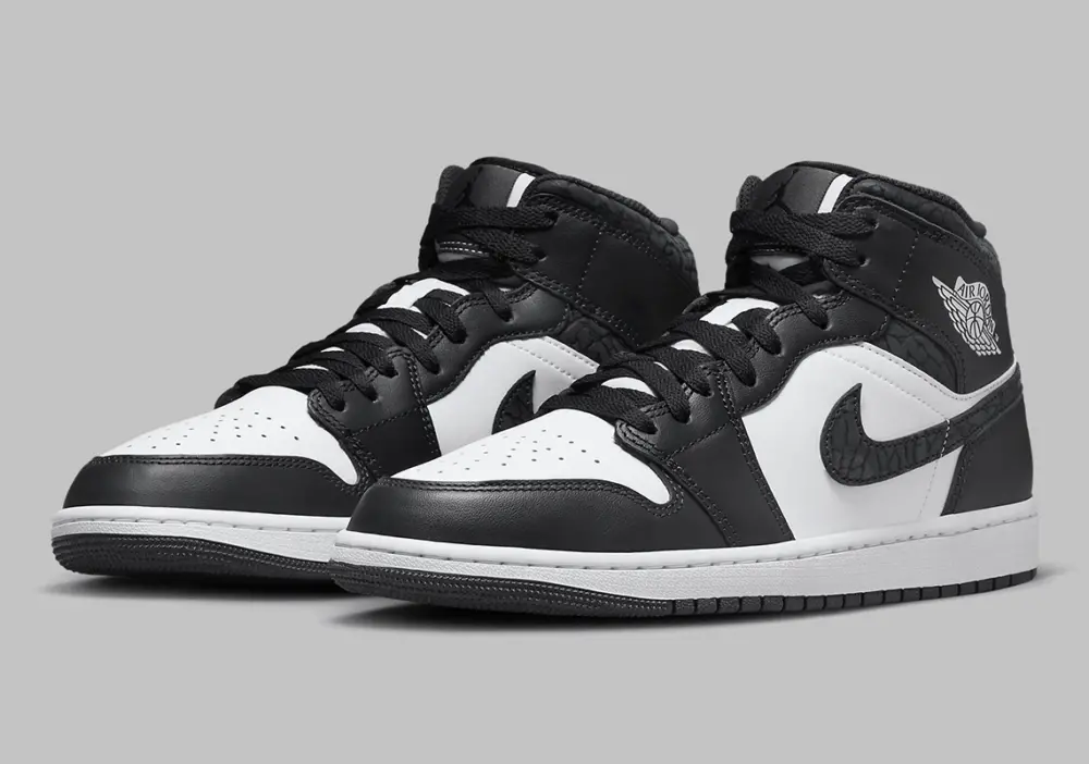 Alternative view of Giày Nike Air Jordan 1 Mid 'Panda Off Noir' FB9911-001