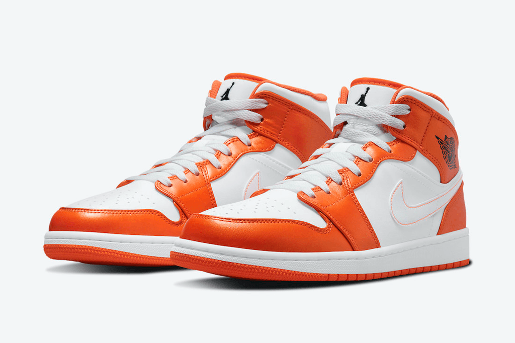 Giày Nike Air Jordan 1 Mid SE 'Electro Orange' DM3531-800 - Ảnh 3