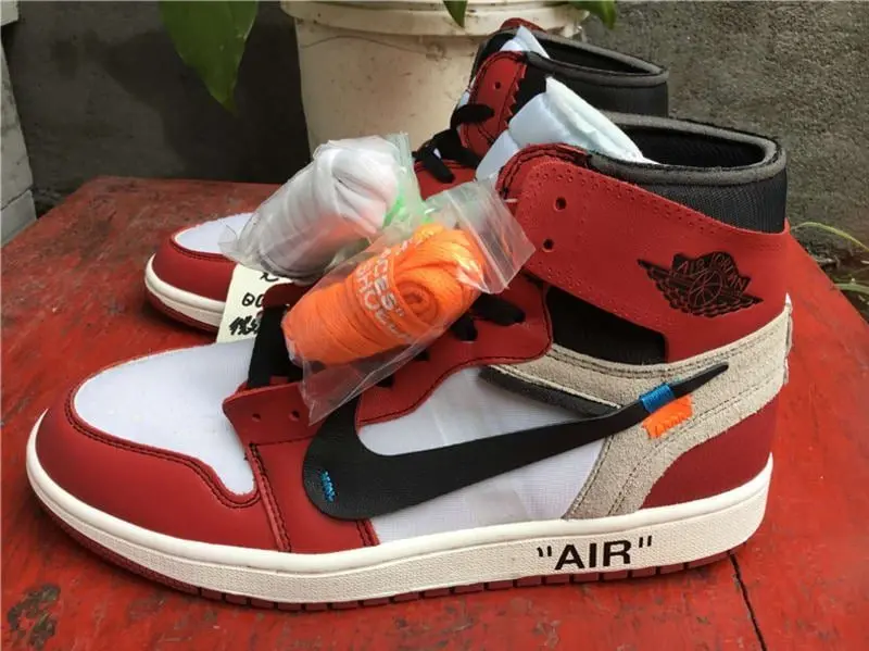 Giày Nike Off-White x Air Jordan 1 Retro High OG 'Chicago' AA3834-101 - Ảnh 8