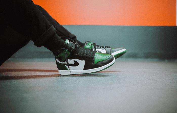 Giày Nike Air Jordan 1 Retro High OG 'Pine Green' 555088-302 - Ảnh 5