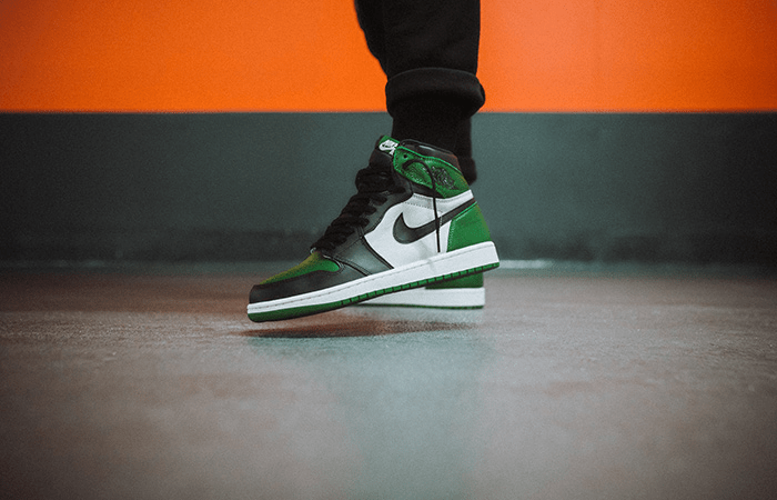 Giày Nike Air Jordan 1 Retro High OG 'Pine Green' 555088-302 - Ảnh 3