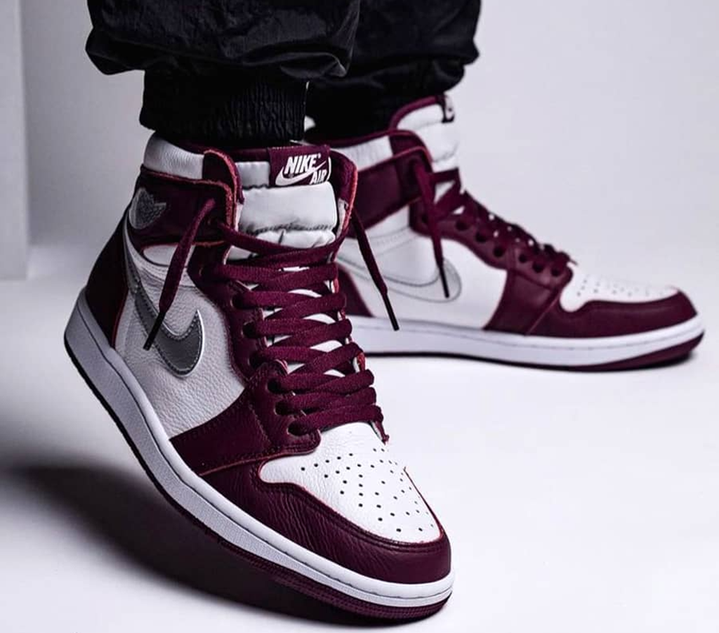 Giày Nike Air Jordan 1 Retro High OG GS 'Bordeaux' 575441-611 - Ảnh 2