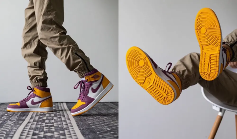 Giày Nike Air Jordan 1 Retro High OG 'Brotherhood' 555088-706 - Ảnh 4