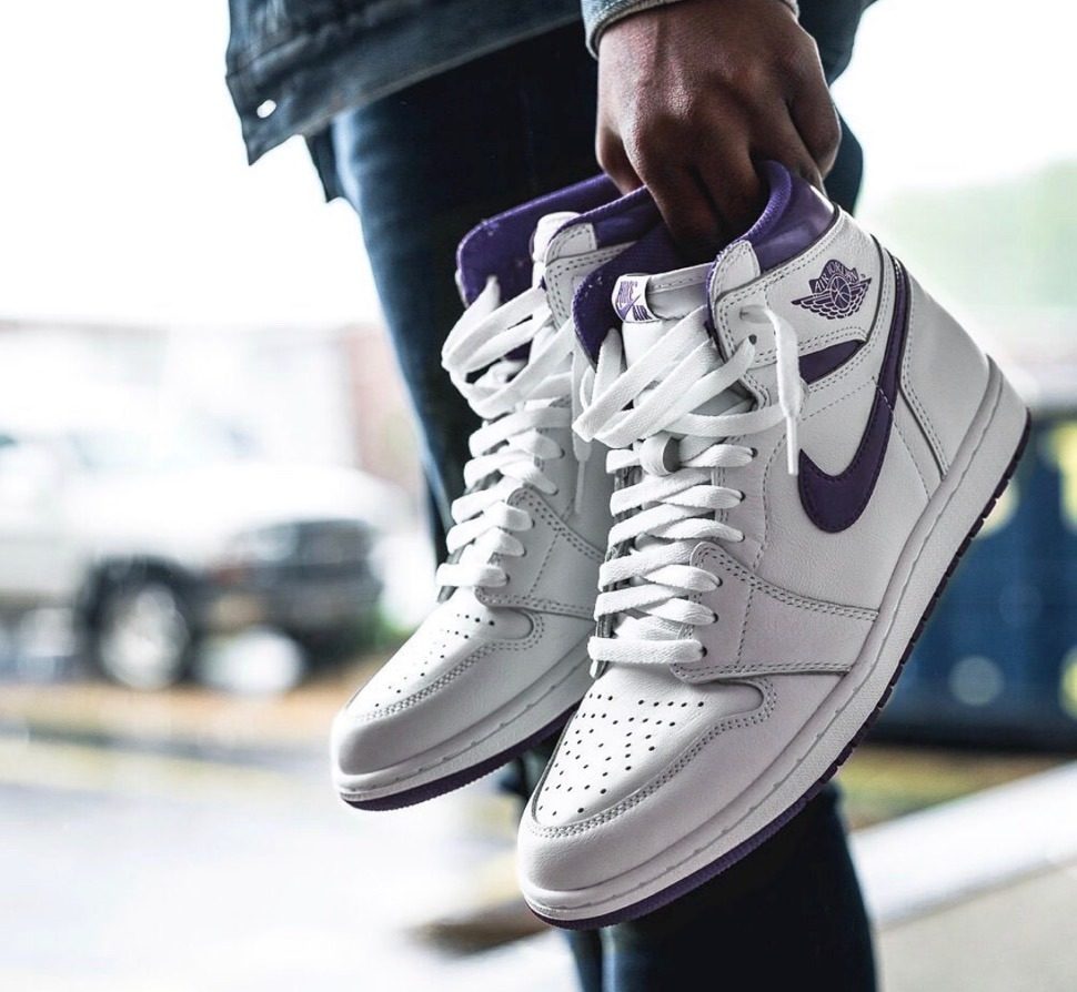 Giày Nike Wmns Air Jordan 1 High OG 'Court Purple' CD0461-151 - Ảnh 3