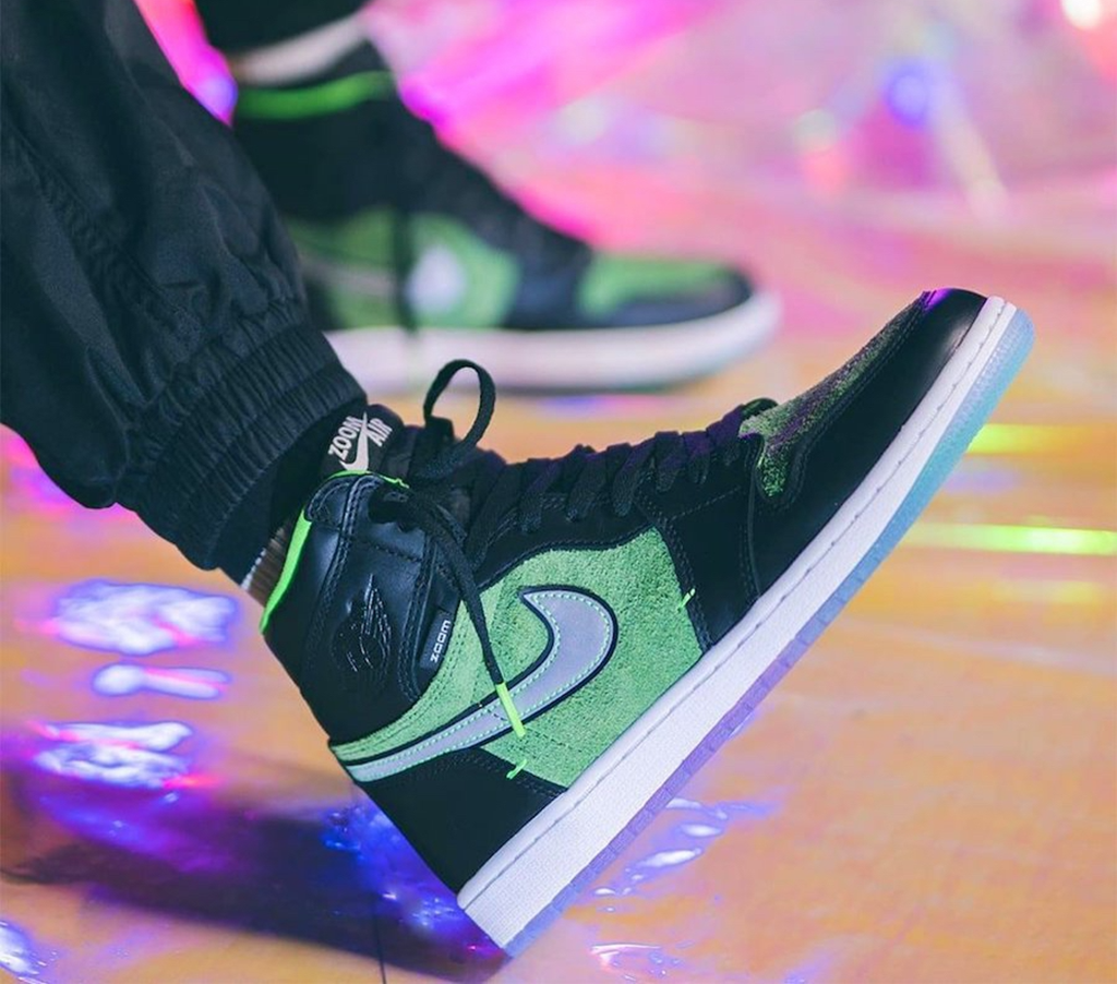 Giày Nike Air Jordan 1 High Zoom 'Zen Green' CK6637-002 - Ảnh 3