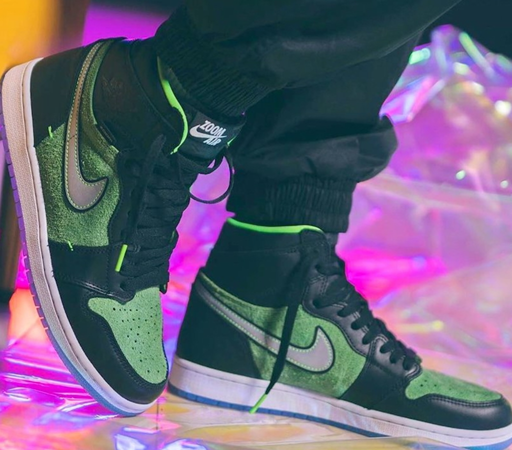 Giày Nike Air Jordan 1 High Zoom 'Zen Green' CK6637-002 - Ảnh 5